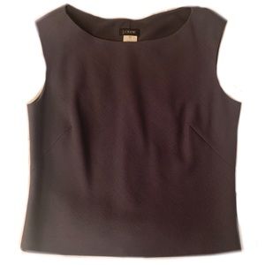 J. Crew Petite mid drift sleeveless top